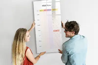 Ernährungsplaner beschreibbare Magnettafel