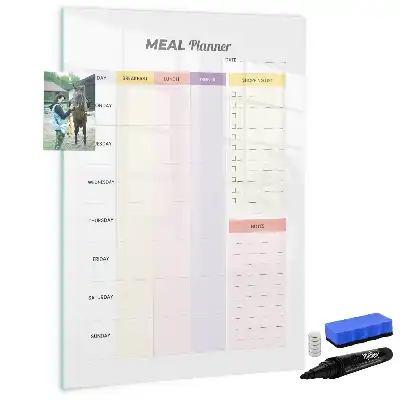 Ernährungsplaner beschreibbare Magnettafel