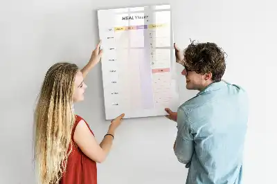 Ernährungsplaner beschreibbare Magnettafel
