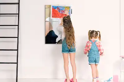 Magnettafel beschreibbar Aquarell-Abstraktion