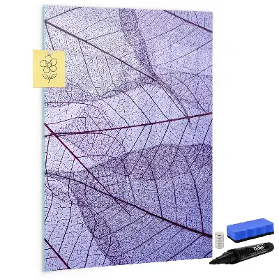 Magnettafel zum Beschreiben mit Blatttextur