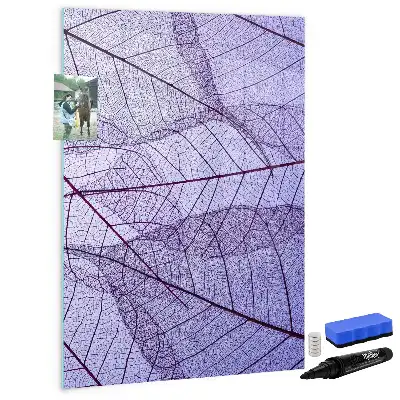 Magnettafel zum Beschreiben mit Blatttextur