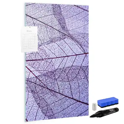Magnettafel zum Beschreiben mit Blatttextur