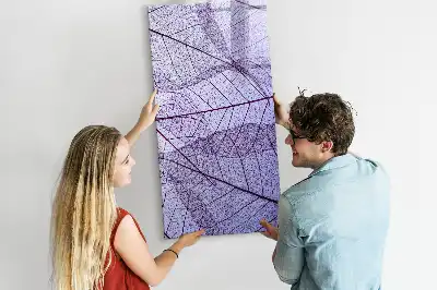 Magnettafel zum Beschreiben mit Blatttextur