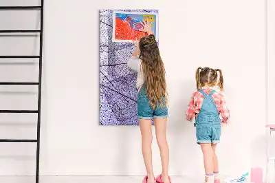 Magnettafel zum Beschreiben mit Blatttextur