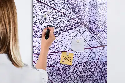Magnettafel zum Beschreiben mit Blatttextur