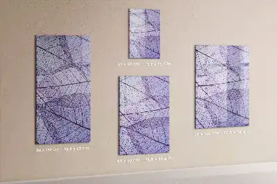 Magnettafel zum Beschreiben mit Blatttextur