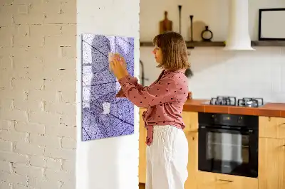 Magnettafel zum Beschreiben mit Blatttextur