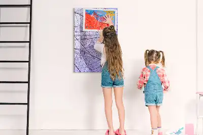 Magnettafel zum Beschreiben mit Blatttextur
