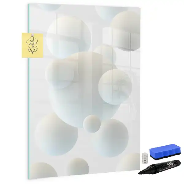 Magnettafel beschreibbar Kugel Abstraktion