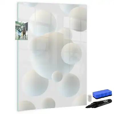 Magnettafel beschreibbar Kugel Abstraktion