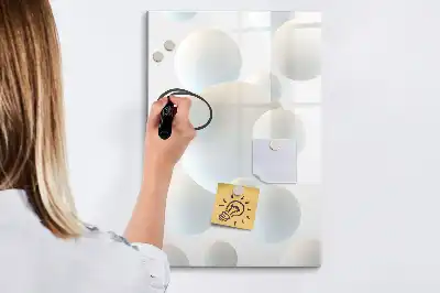 Magnettafel beschreibbar Kugel Abstraktion