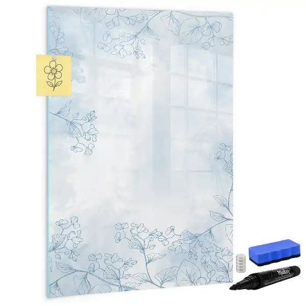 Magnettafel Pflanzenskizze zum Schreiben