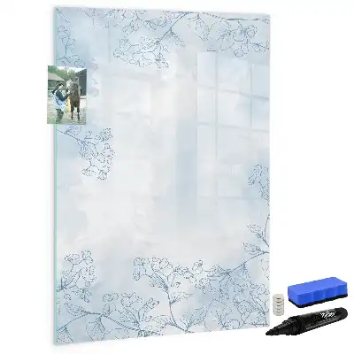 Magnettafel Pflanzenskizze zum Schreiben