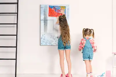 Magnettafel Pflanzenskizze zum Schreiben