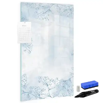 Magnettafel Pflanzenskizze zum Schreiben