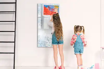 Magnettafel Pflanzenskizze zum Schreiben