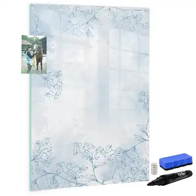 Magnettafel Pflanzenskizze zum Schreiben