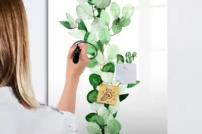 Magnettafel beschreibbar Motiv Schilfblätter