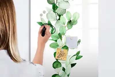 Magnettafel beschreibbar Motiv Schilfblätter