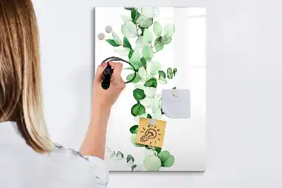 Magnettafel beschreibbar Motiv Schilfblätter