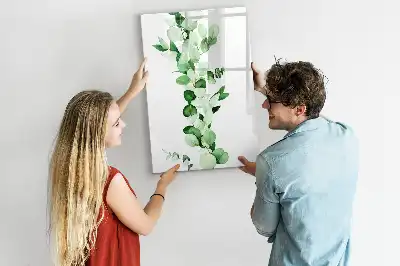Magnettafel beschreibbar Motiv Schilfblätter