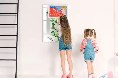 Magnettafel beschreibbar Motiv Schilfblätter
