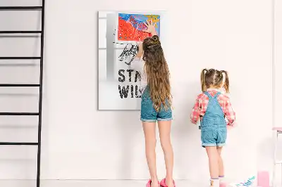 Magnettafel beschreibbar mit Motiv Wilde Berge