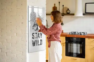 Magnettafel beschreibbar mit Motiv Wilde Berge