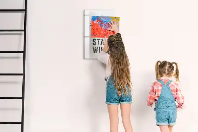 Magnettafel beschreibbar mit Motiv Wilde Berge