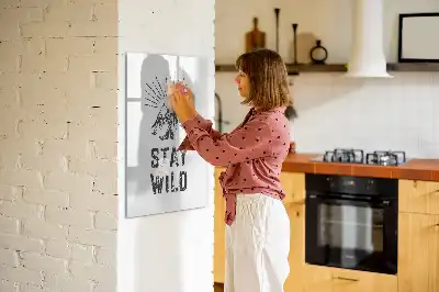 Magnettafel beschreibbar mit Motiv Wilde Berge