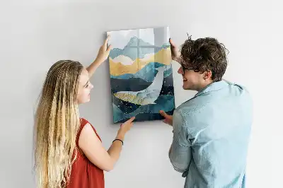 Magnettafel beschreibbar im Design Marmor-Wal