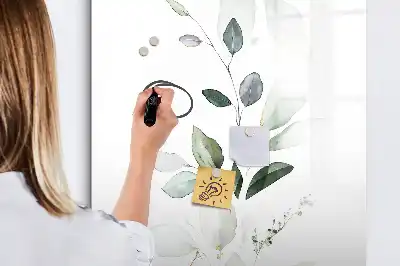 Magnettafel zum Schreiben Motiv Schilfblätter