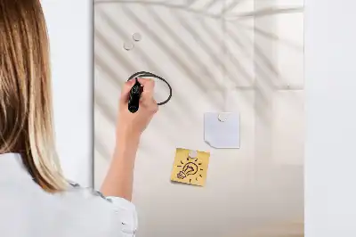 Magnettafel beschreibbar mit Palmenblattschatten Motiv
