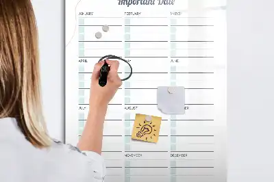 Magnettafel zum Schreiben für wichtige Termine