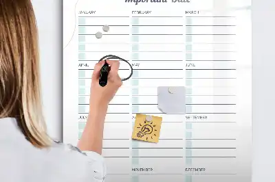 Magnettafel zum Schreiben für wichtige Termine