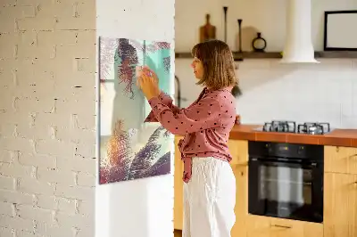 Magnettafel beschreibbar mit Motiv Tropische Palme