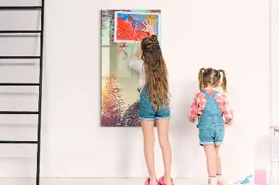 Magnettafel beschreibbar mit Motiv Tropische Palme