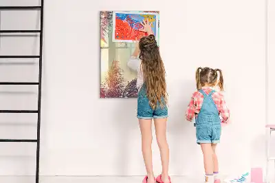 Magnettafel beschreibbar mit Motiv Tropische Palme