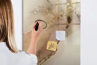Magnettafel beschreibbar in glänzender Marmor-Optik