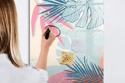 Magnettafel zum Schreiben in Pastellfarben