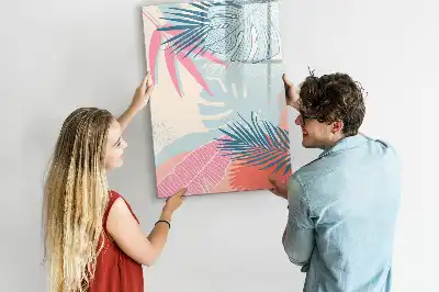Magnettafel zum Schreiben in Pastellfarben