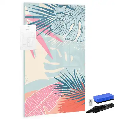 Magnettafel zum Schreiben in Pastellfarben