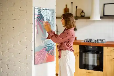 Magnettafel zum Schreiben in Pastellfarben