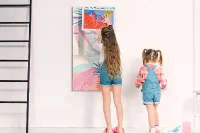 Magnettafel zum Schreiben in Pastellfarben