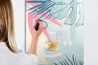 Magnettafel zum Schreiben in Pastellfarben