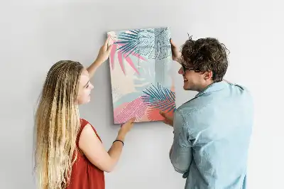 Magnettafel zum Schreiben in Pastellfarben