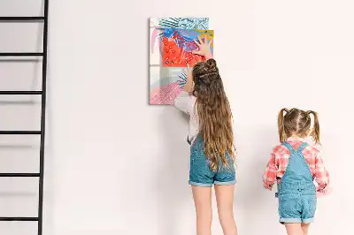 Magnettafel zum Schreiben in Pastellfarben