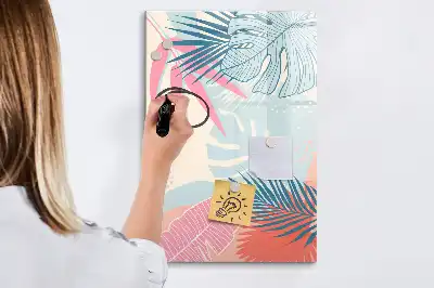 Magnettafel zum Schreiben in Pastellfarben