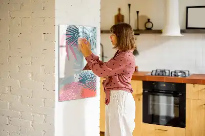 Magnettafel zum Schreiben in Pastellfarben